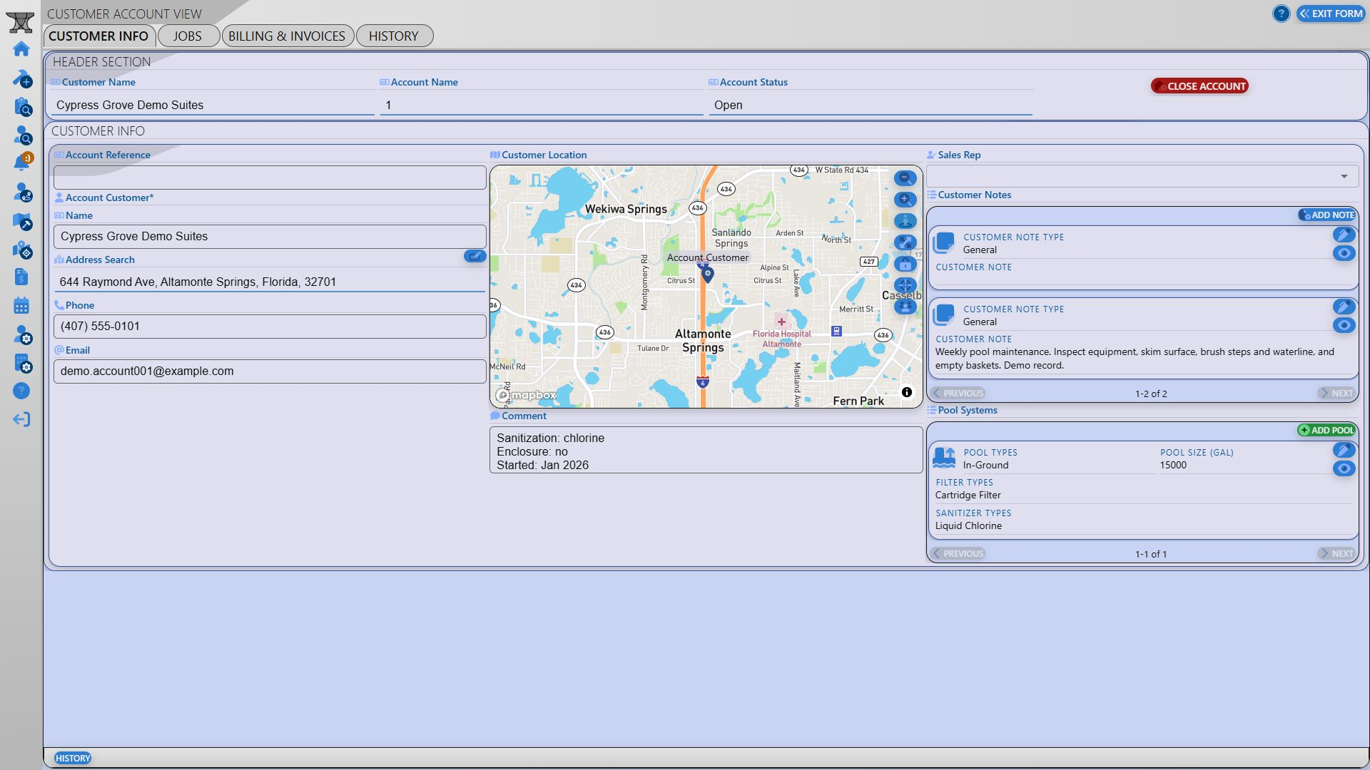 FlowForge Customer Records product view